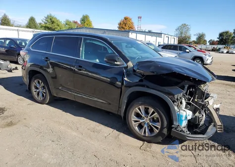 2015 Toyota Highlander Xle из США, поврежденный, VIN 5TDJKRFH8FS088589